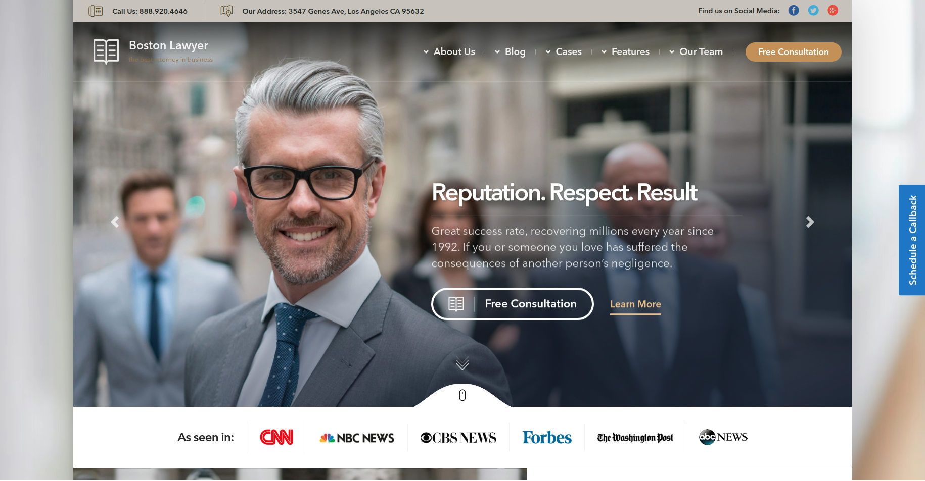 Diseño web bufete abogados Alicante — PeakLab Media